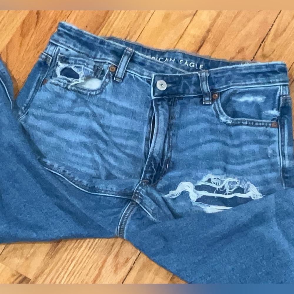 American Eagle Outfitters Indigo Denim Pants - Picture 3 of 5